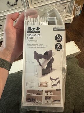 Like-It Perfect Organizer Shoe Space Saver 6 pairs of Shoes